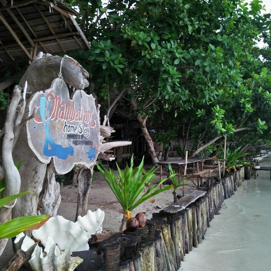 Mambetron Homestay Raja Ampat Pulau Mansuar Экстерьер фото